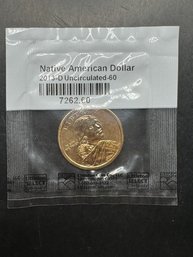 2013-D Uncirculated Native American Dollar In Littleton Package