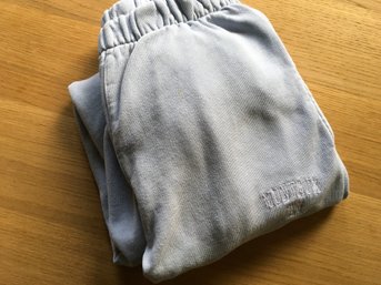 BRANDY MELVILLE, Cotton MONTAUK Series Sweatpants, Baby Blue, One Sz.,Made In Italy