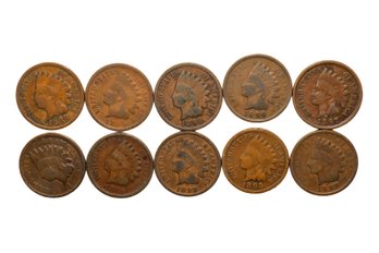 1895, 1897, 1898, 1899 Indian Head Cents