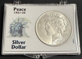 1922 Silver Peace Dollar