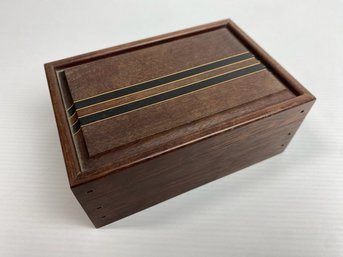 Beautifully Handcrafted Wooden Box With Lid