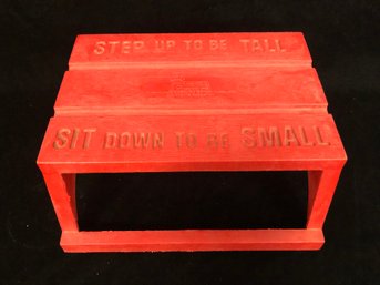 Red Empire Step Stool