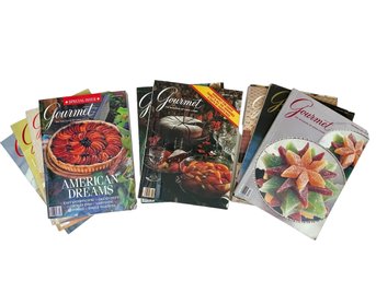 Collection Of Gourmet Magazines From The 1980s & 90s - 9 Issues