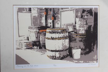 Nancy Stanich Signed Silkscreen - Barrel