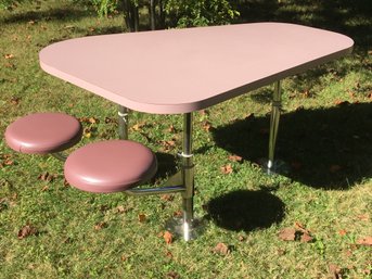 Vintage Restaurant Style Island Breakfast Bar - Table With 2 Seats