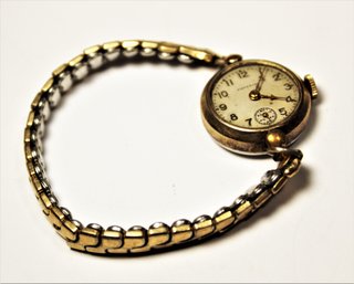 Imperial Gold Filled Ladies Wristwatch Watch Does Tick