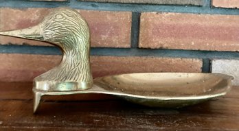 Nice Heavy Brass Duck