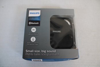 New In Box Philips Portable Bluetooth Speaker - Lot 2