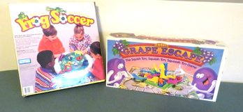 Frog Soccer And Grape Escape Game Lot