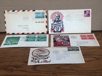 1947 First Day Of Issue Envelopes