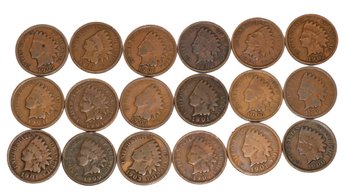 1900, 1901, 1902, 1903, 1904 Indian Head Cents