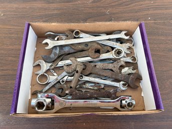 Box Lot Of Wrenches