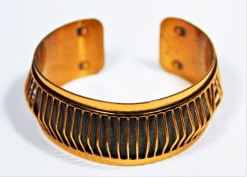 Vintage Copper Renoir Cuff Bracelet Mid Century`