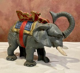 Vintage Cast Iron Circus Elephant Mechanical Bank