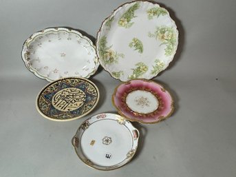 LOT OF MOSTLY LIMOGES SERVING PIECES