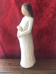 2002 Demdaco Susan Lordi Willow Tree Cherish Expectant Mother Pregnancy Figurine
