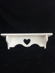 White Painted Wall Shelf