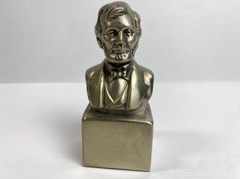 PM Craftsman Brass Bookend / Bust Of Abraham Lincoln