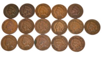 1905, 1906, 1907, 1908, 1909 Indian Head Cents