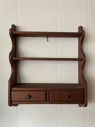 Wooden Wall Hanging Shelf