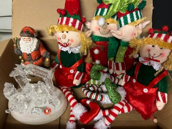 Assorted Christmas Themed Indoor Decorations