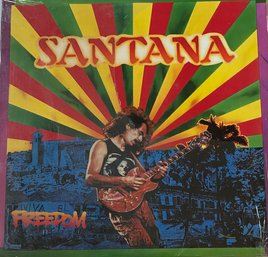SANTANA -  'Freedom' -  LP Original 1987 - FC 40272 -  WITH INNER SLEEVE  - VG  CONDITION