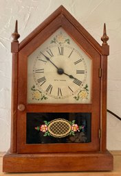 Seth Thomas Clock Electricwith Chime  In All Wood Case