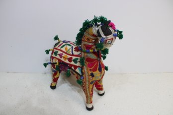 Midcentury Indian Hand Made Rajasthan Horse