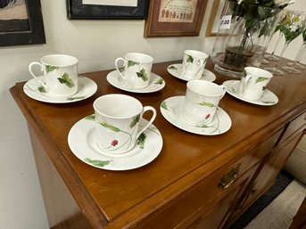 Mikasa Optima - Set Of 6 Cups And Saucers