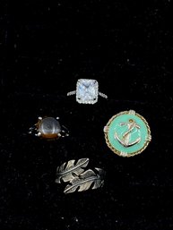 Grouping Of 4 Size 8 Estate Rings