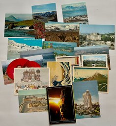 Over 30 Vintage  Travel Postcards: Cambodia, Iceland, Japan & More