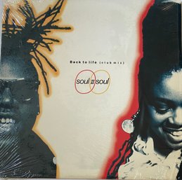 SOUL II SOUL - BACK TO LIFE  - (club Mix), 33 RPM, 12 Vinyl Maxi-Single, O-96537 - SHRINK ON  - VG COND.