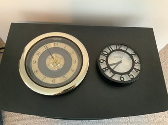 Pair Of Wall Clocks