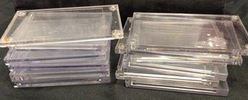 Lot Of Assorted Screw Down Card Protectors - M