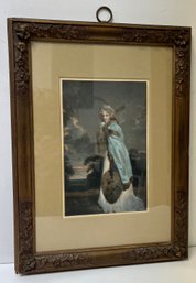 Antique Quality Print - Miss Farren - Sir Thomas Lawrence - Photographische Gesellschaft Berlin - Ornate Frame
