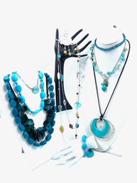 Collection Of New & Estate Turquoise Style Jewelry - 11 Pieces