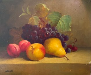 Fruit Still Life On Wood ~  Avianni ~