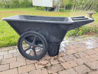 A Rubbermaid Wheelbarrow