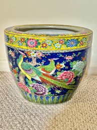 Japanese Hand Painted Porcelain Planter