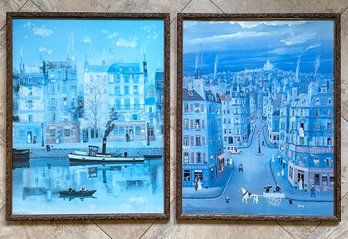 A Pair Of Michel Delacroix Prints, Framed