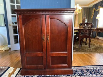 A Beautiful Solid Cherry Entertainment Cabinet