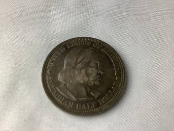 1892 World's Colombian Exposition Half Dollar (90 Per Cent Silver)