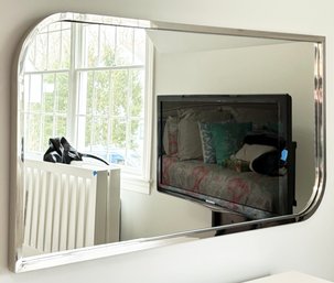 A Modern Chrome Mirror