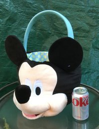 Plush Mickey Mouse Hand Basket