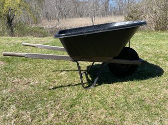 A Wheelbarrow.