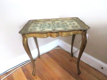 Florentine Italian Gold Side Table