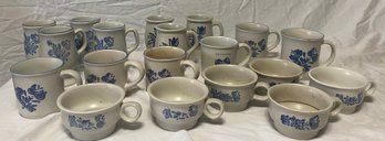 Large Lot Of Pfaltzgraff Cups And Mugs