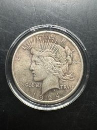 1924 Silver Peace Dollar