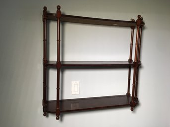 Handsome BOMBAY COMPANY Three Level What Not Shelf - Like New Condition - Very Popular Item - NICE PIECE !