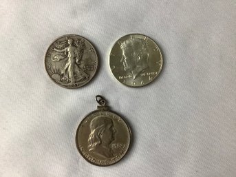 Half Dollar Combination (See Description) 90 Percent Silver